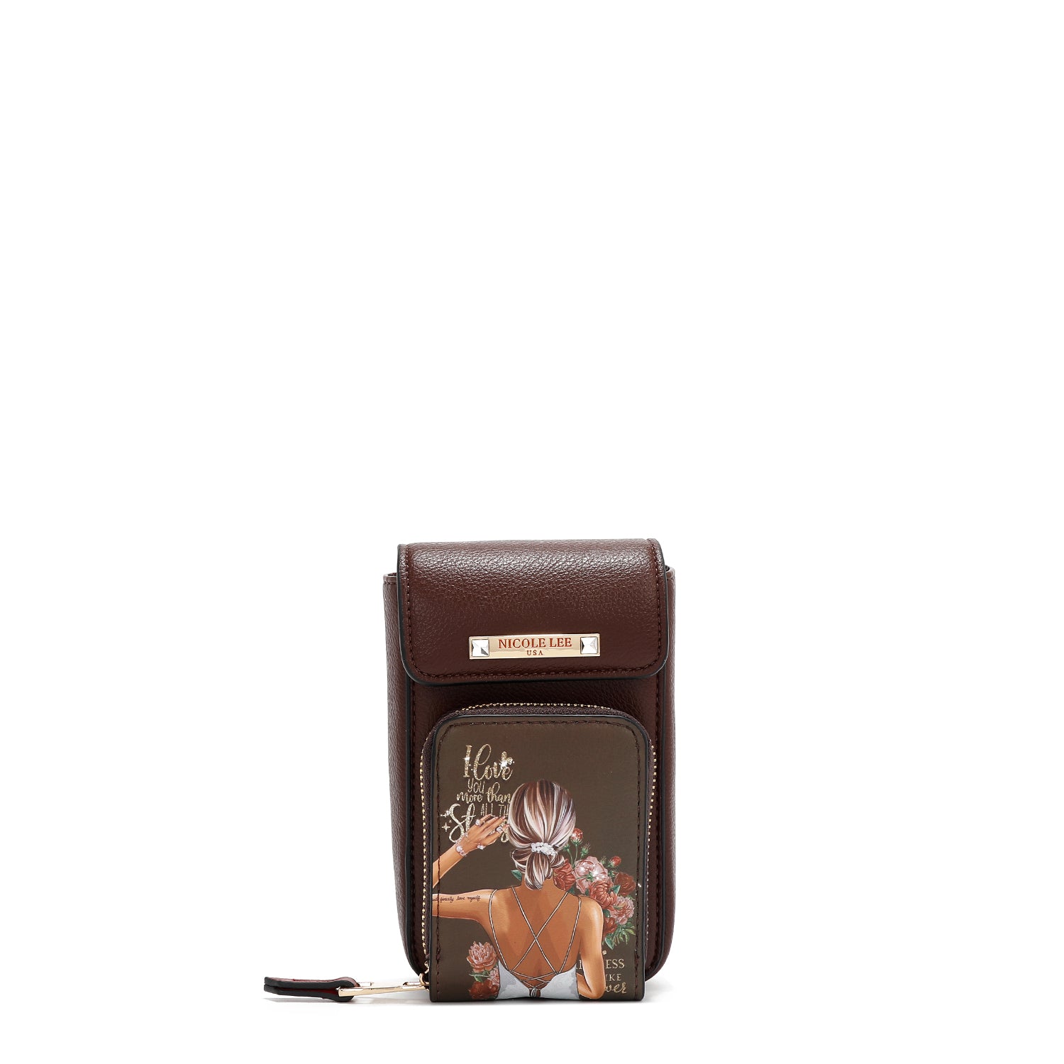 ETUI DE TÉLÉPHONE BANDOULIÈRE AVEC RABAT (<tc>BLIND DATE</tc>)