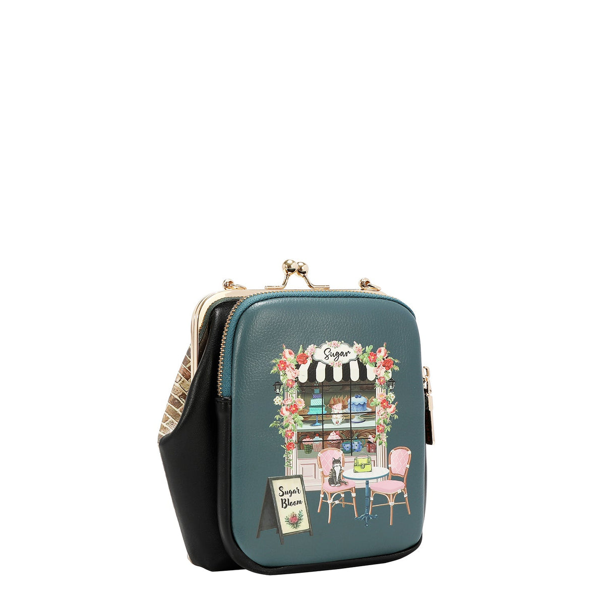 BANDOLERA CON 2 COMPARTIMIENTOS (SUGAR DAY)