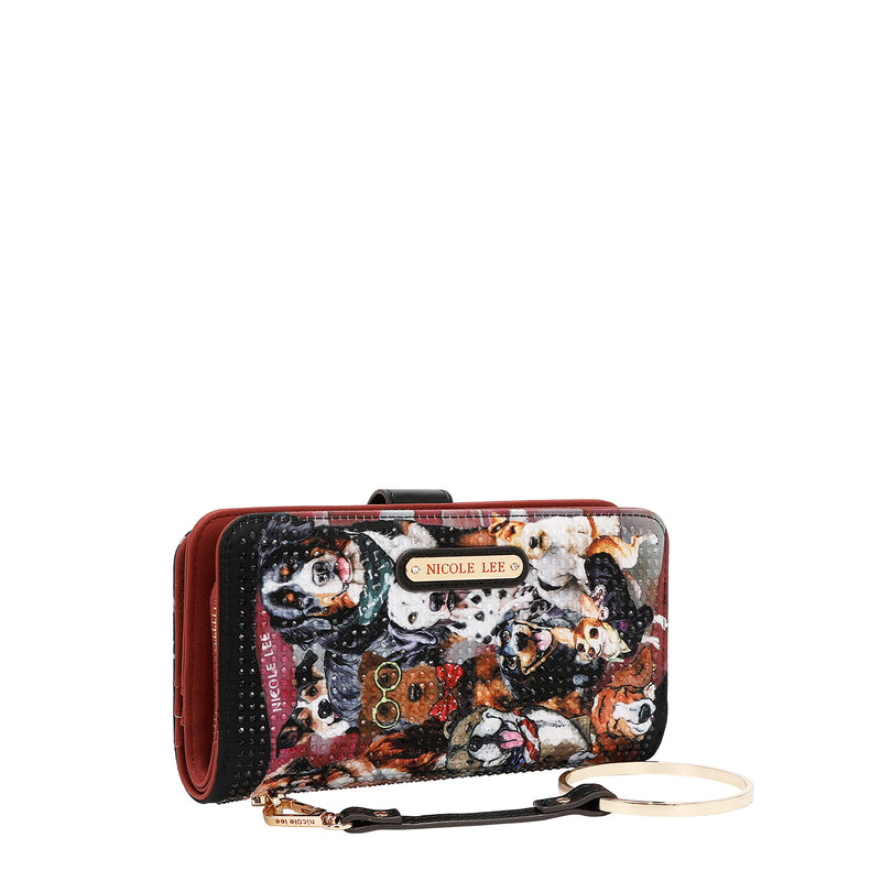 CARTERA PLEGABLE CON LA FIRMA DE NL CON CORREA (BEST SMILE)