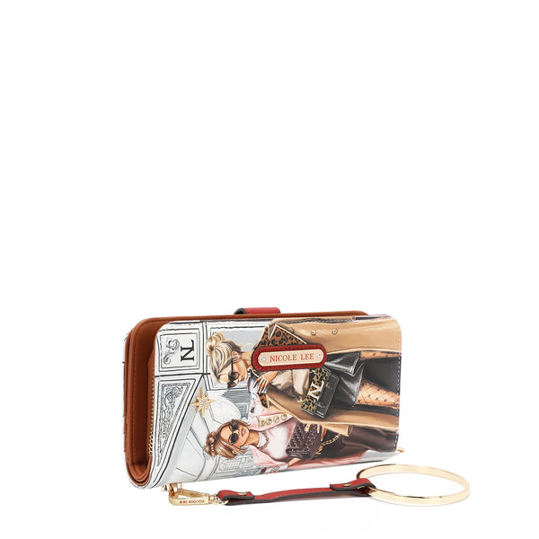 NL SIGNATURE FOLDING WALLET WITH STRAP (<tc>LADIES NIGHT OUT</tc>)