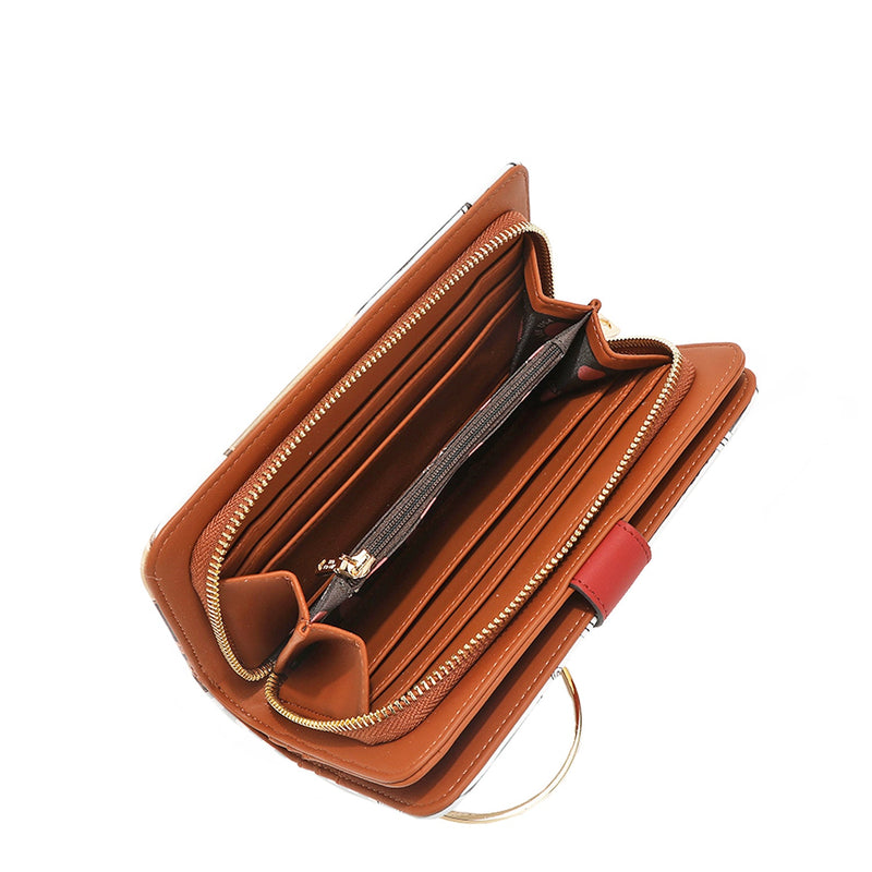 NL SIGNATURE FOLDING WALLET WITH STRAP (<tc>LADIES NIGHT OUT</tc>)