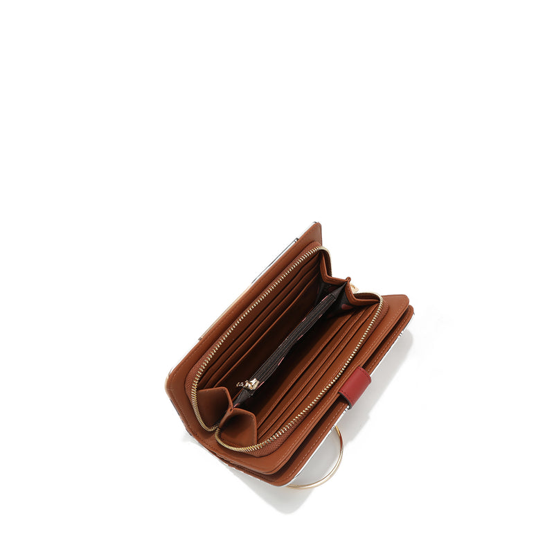 NL SIGNATURE FOLDING WALLET WITH STRAP (<tc>HOLLYWOOD DRIVE</tc>)