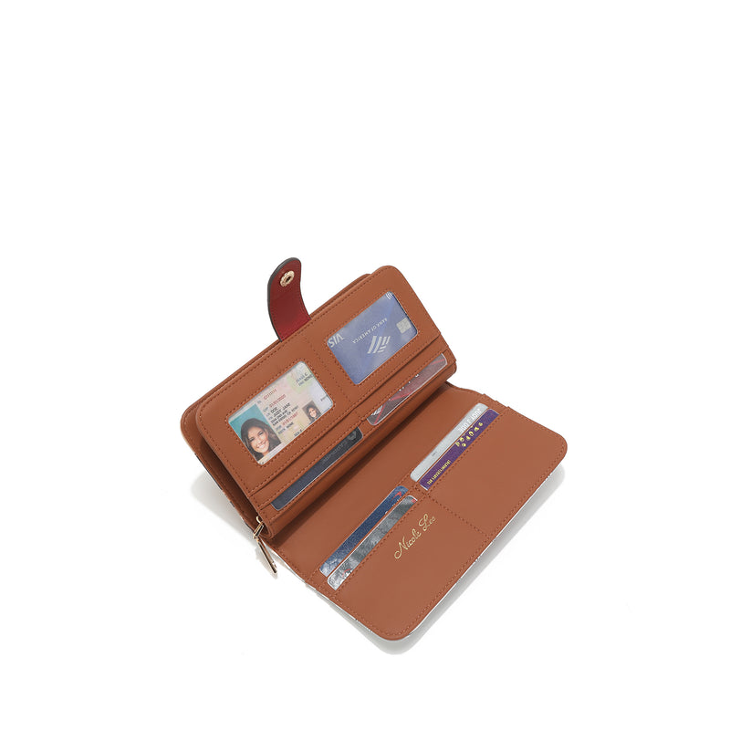 NL SIGNATURE FOLDING WALLET WITH STRAP (<tc>HOLLYWOOD DRIVE</tc>)