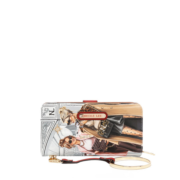 NL SIGNATURE FOLDING WALLET WITH STRAP (<tc>LADIES NIGHT OUT</tc>)