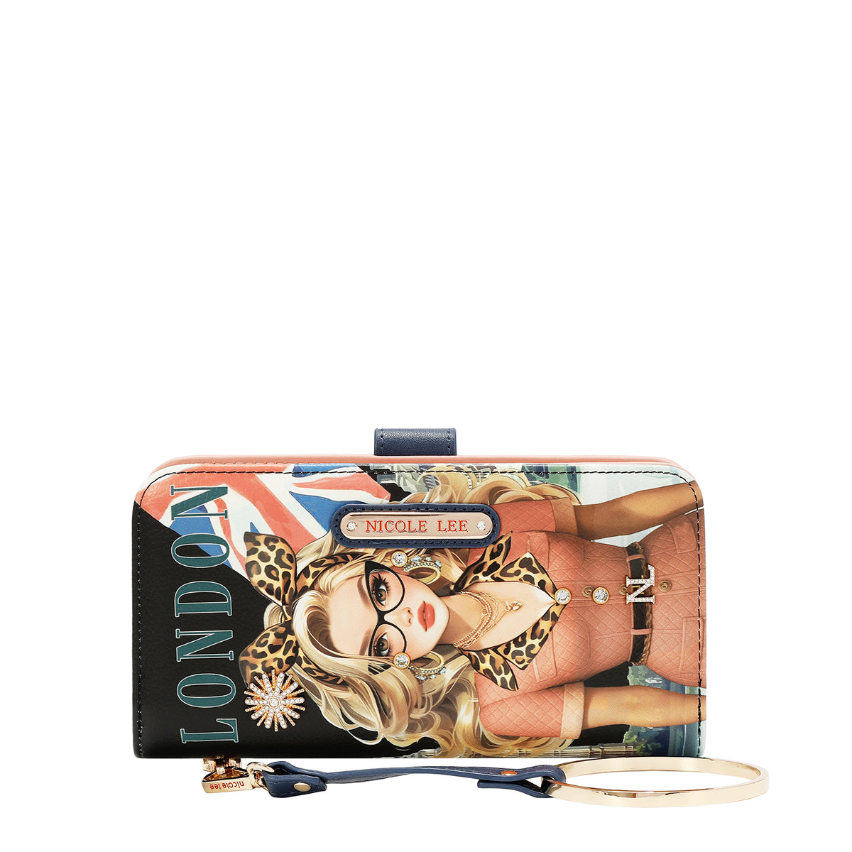 CARTERA IMPRESA FASHION  (LONDON EYE - NEGRO)