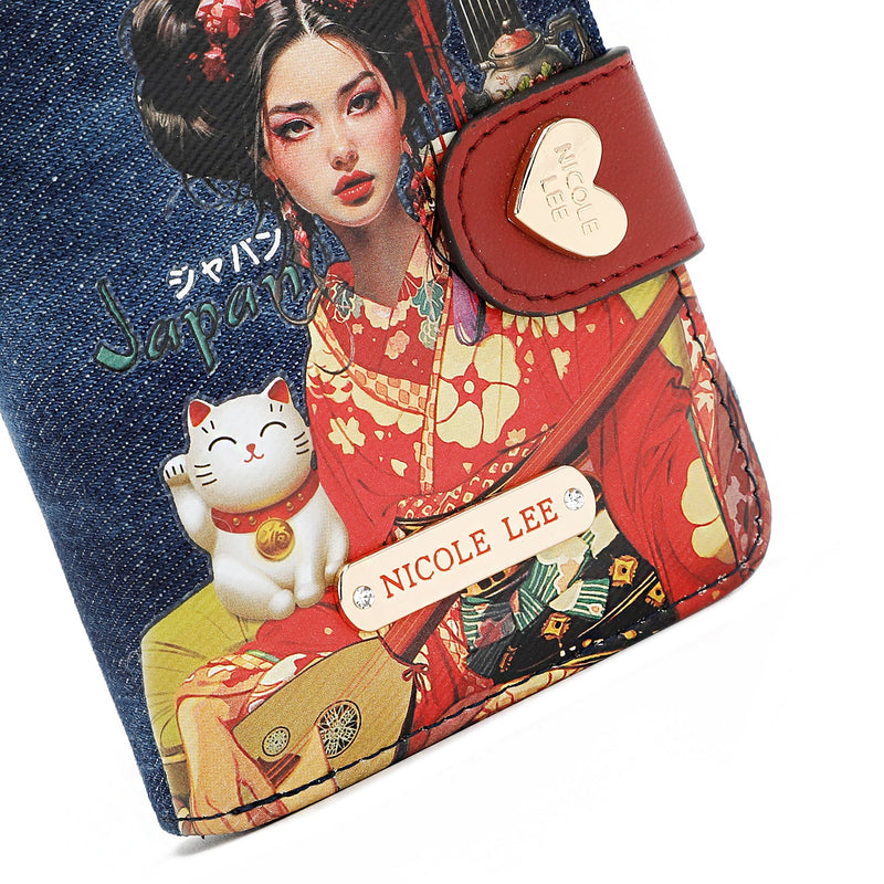 DENIM HEART FOLDABLE WALLET (<tc>LADIES NIGHT OUT</tc>)