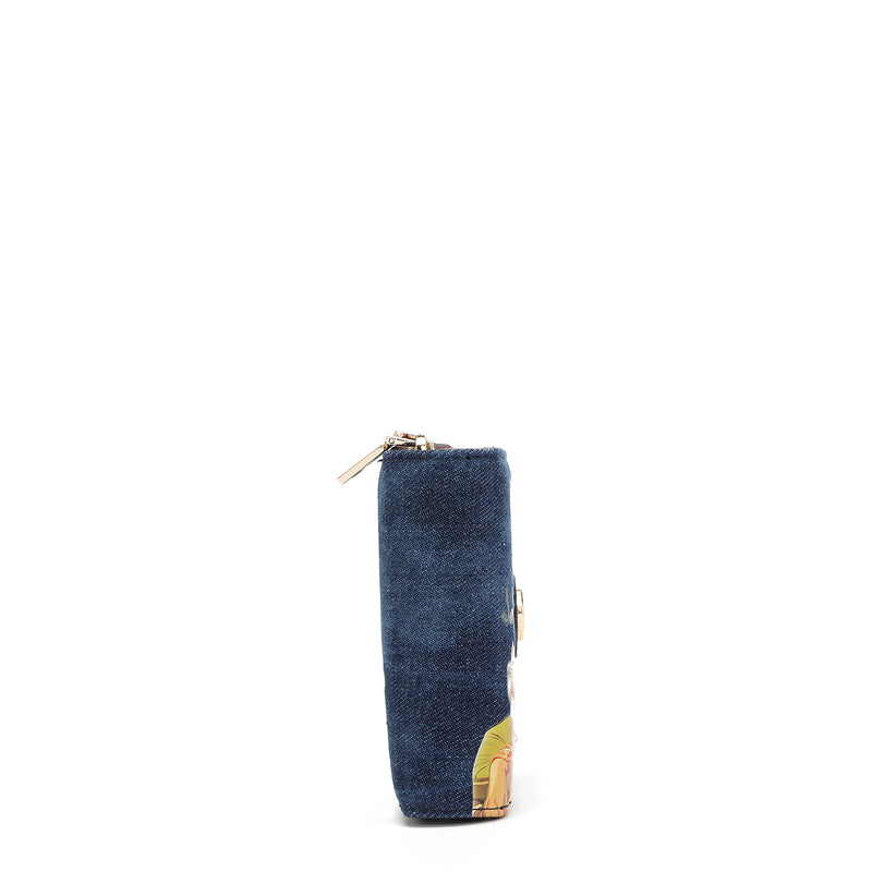 DENIM HEART FOLDING WALLET (<tc>AKIKO LA BELLEZA</tc>)