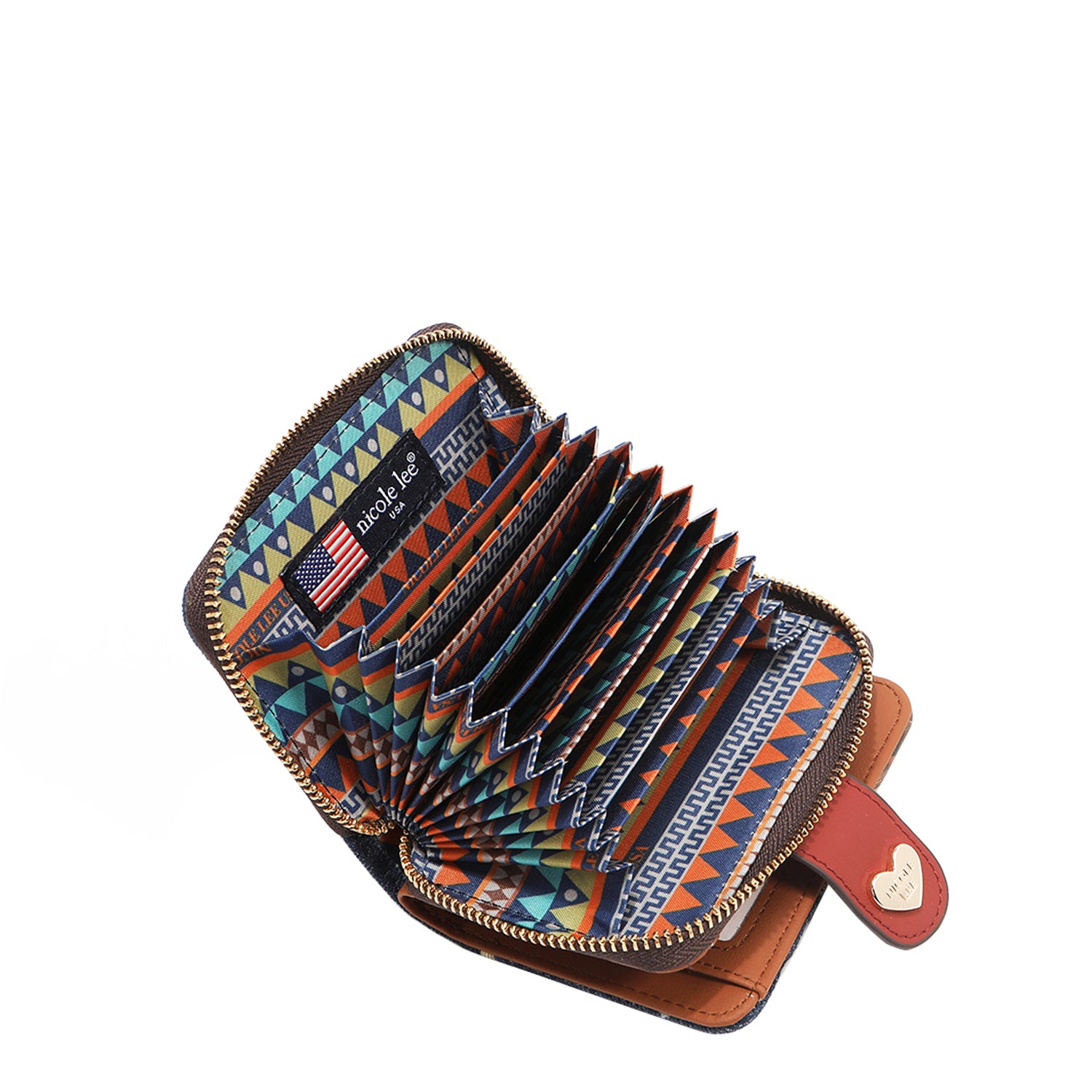 CARTERA PLEGABLE CORAZÓN DE DENIM (SOFIA MONTANA)