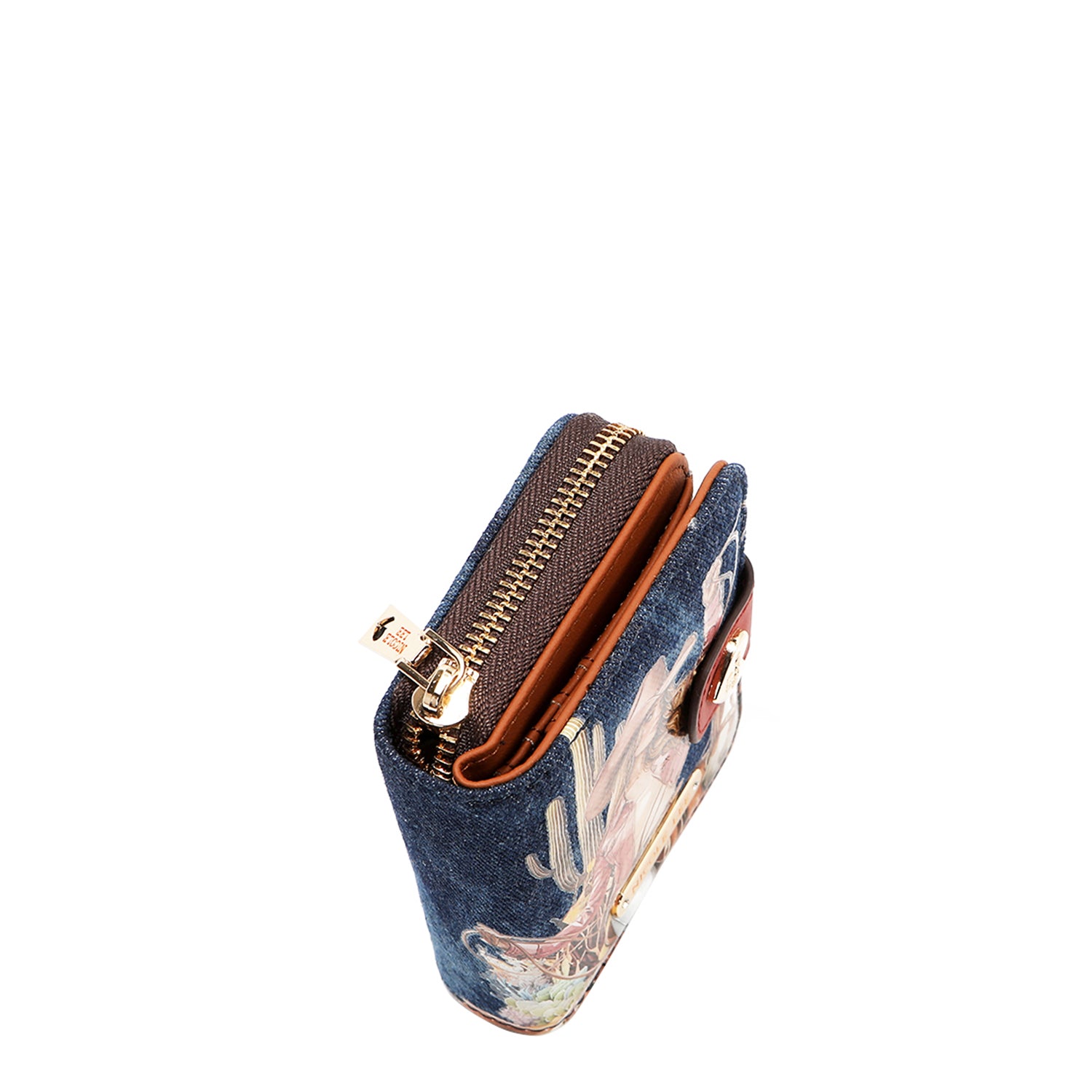 CARTERA PLEGABLE CORAZÓN DE DENIM (SOFIA MONTANA)