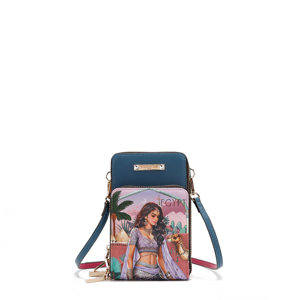 BANDOLERA MULTIFUNCIONAL PARA MOVIL (QUEEN CLEOPATRA)