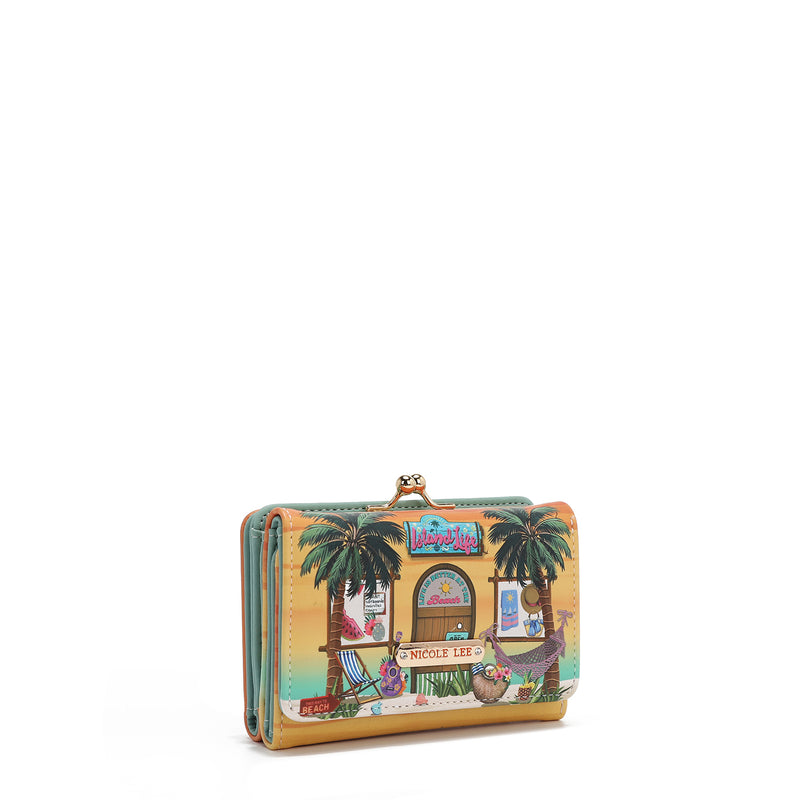 AGUSTINA TRIFOLD WALLET (<tc>SUN & SAND</tc>)