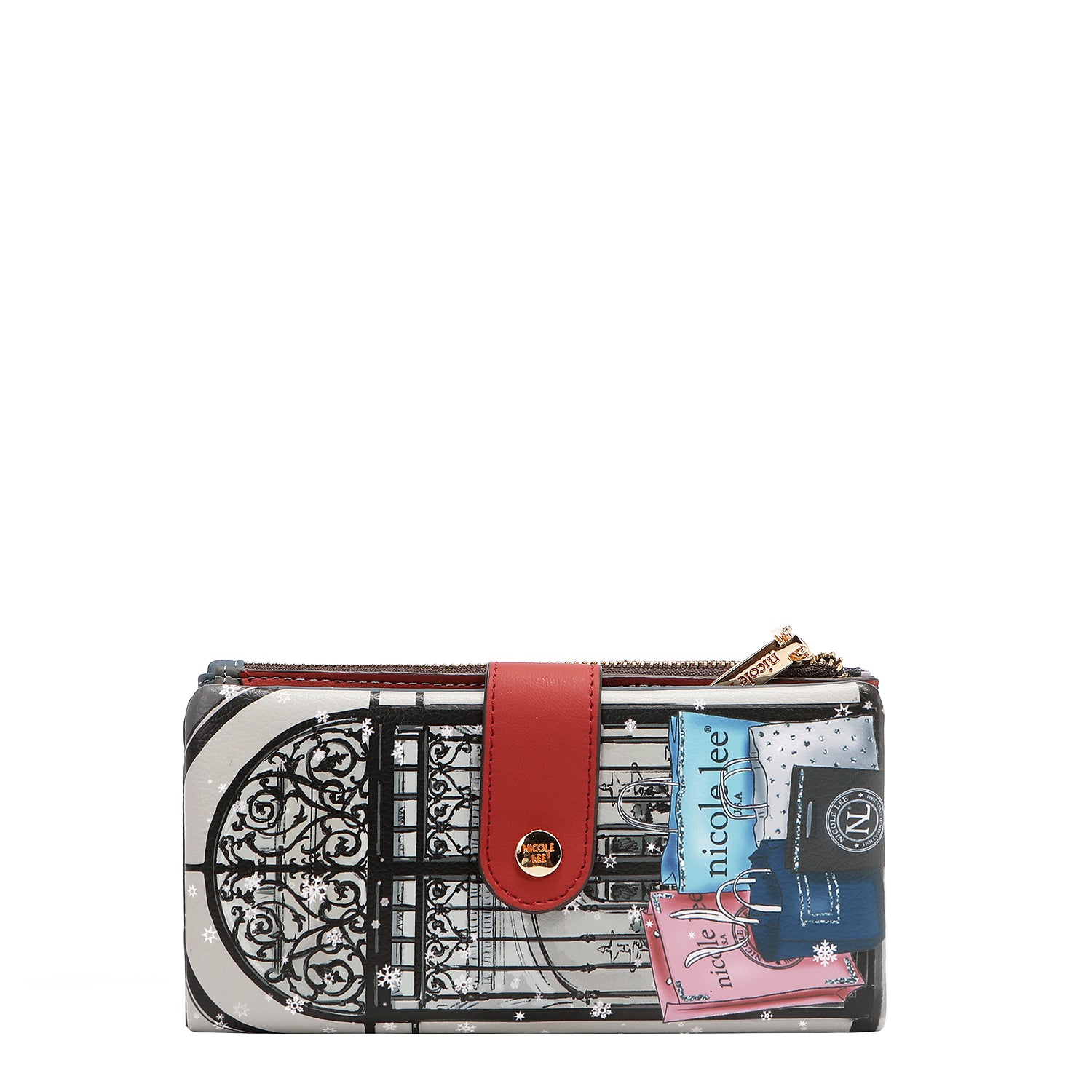 PORTEFEUILLE PLIABLE EN 2 PIÈCES (<tc>MODA SNOWFLAKE</tc>)