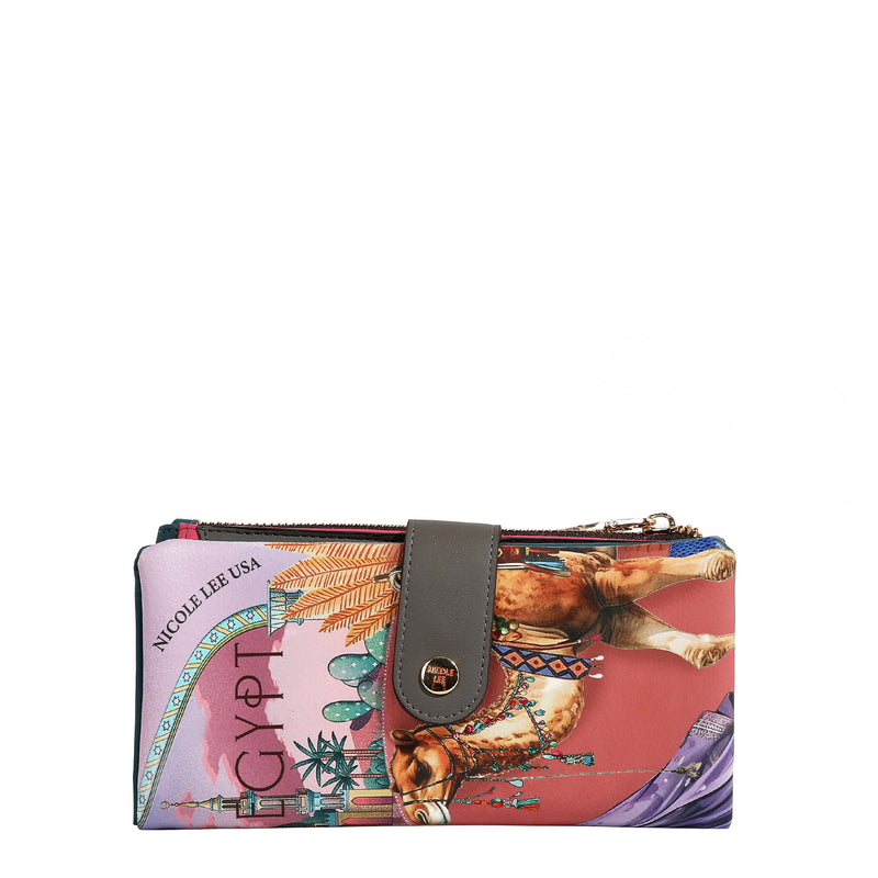 CARTERA PLEGABLE DE 2 PIEZAS (QUEEN CLEOPATRA)
