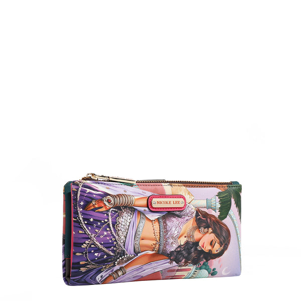 CARTERA PLEGABLE DE 2 PIEZAS (QUEEN CLEOPATRA)