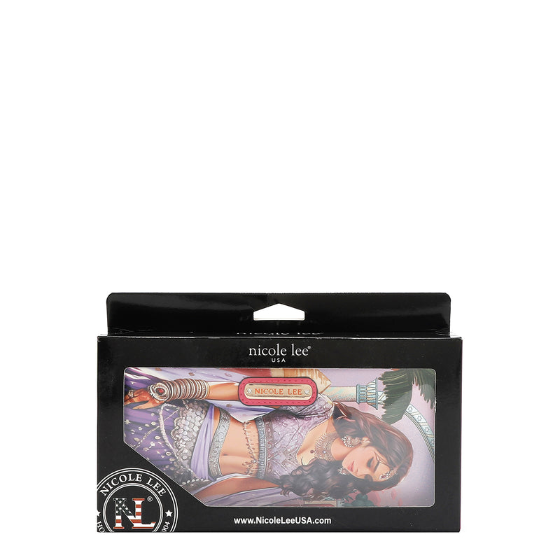 CARTERA PLEGABLE DE 2 PIEZAS (QUEEN CLEOPATRA)