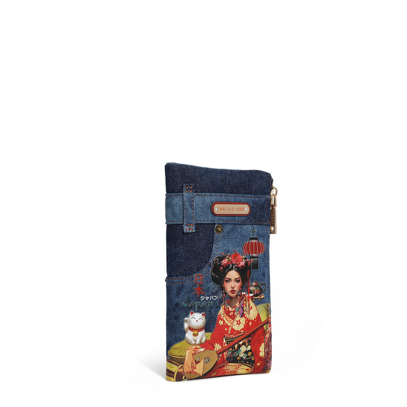 AMANDA 2 PIECE DENIM FOLDING WALLET (<tc>AKIKO LA BELLEZA</tc>)