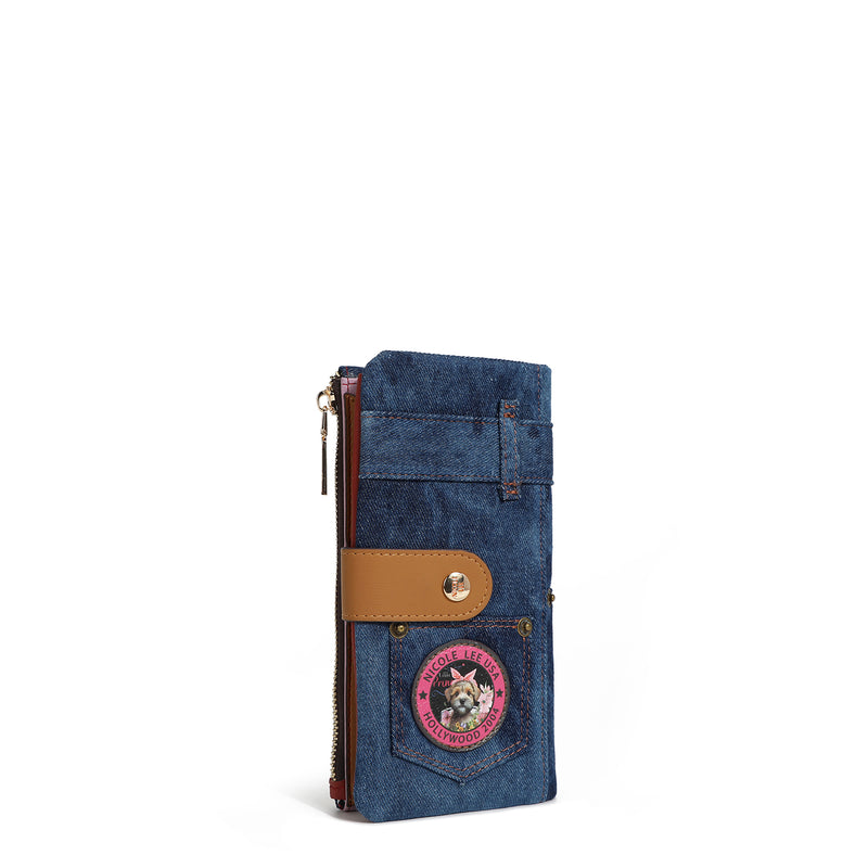 CARTERA PLEGABLE AMANDA 2 PIEZAS DE DENIM (FAMILY YEARBOOK)