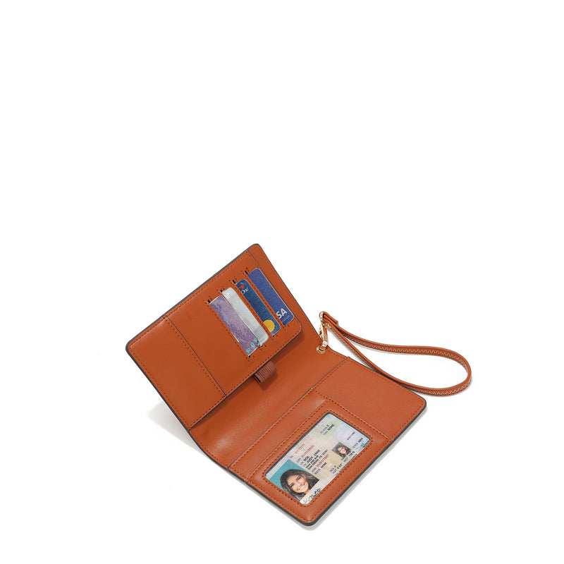 CARTERA PASAPORTE CON CORREA (SOFIA MONTANA)