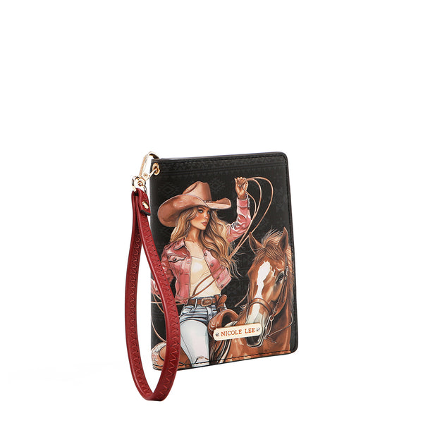 CARTERA PASAPORTE CON CORREA (SOFIA MONTANA)