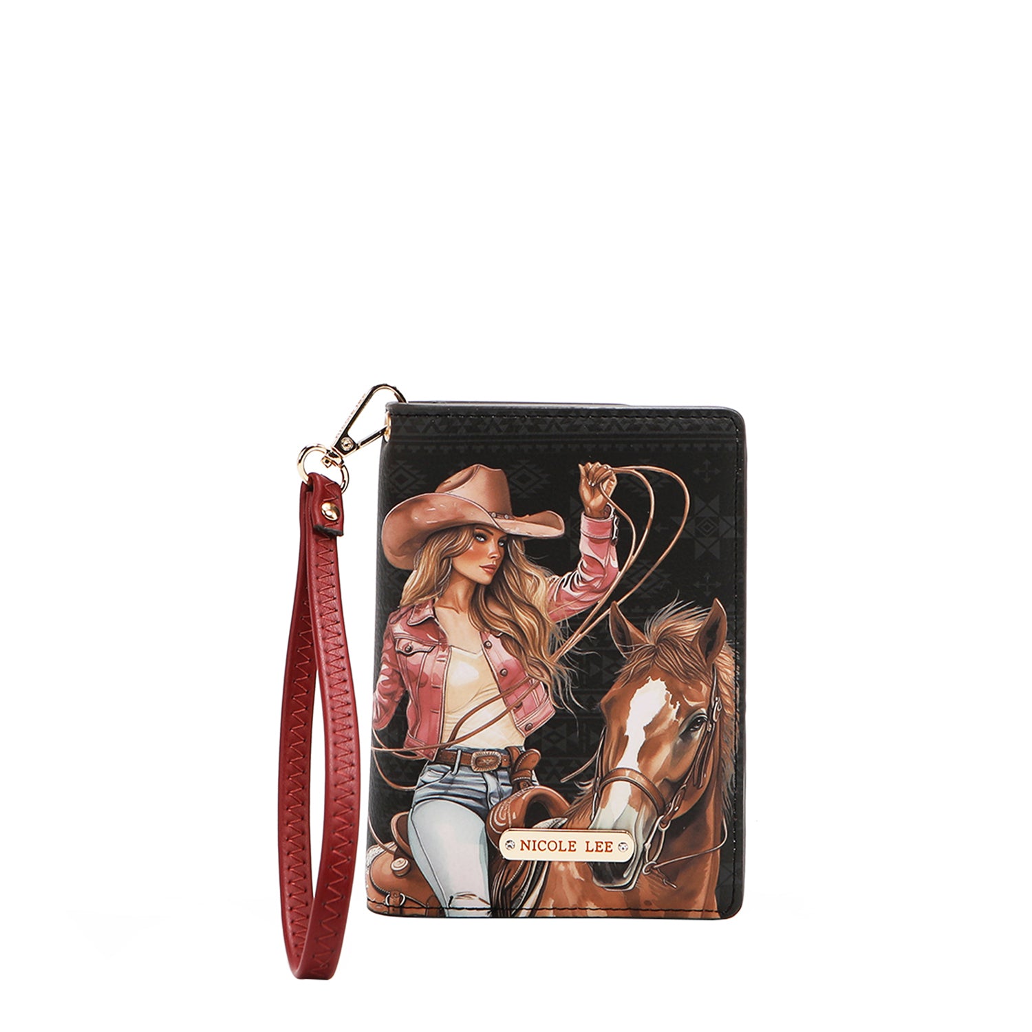 PASSPORT WALLET WITH STRAP (<tc>SOFIA MONTANA</tc>)