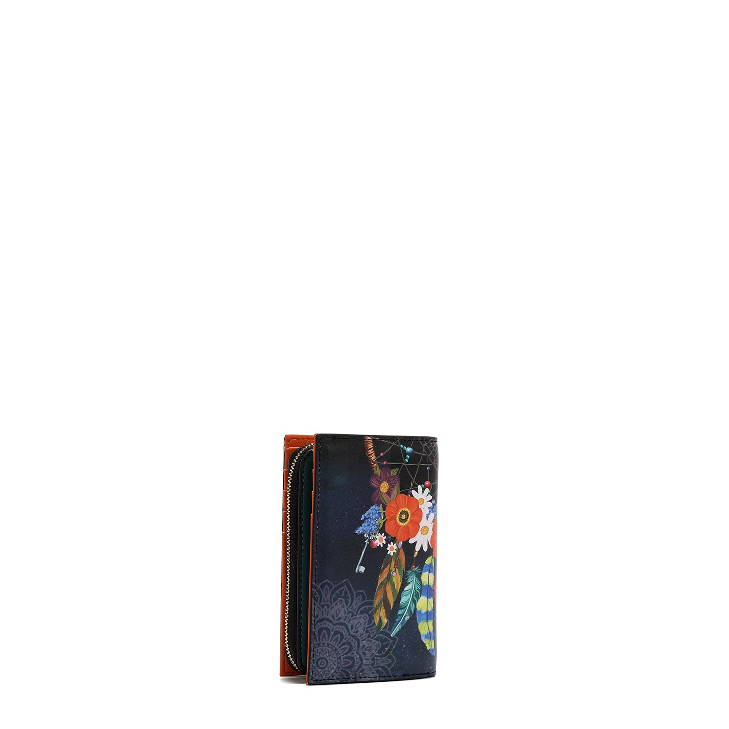 PORTEFEUILLE PLIABLE AVEC ZIP CENTRAL (<tc>DREAM COMES TRUE</tc>)