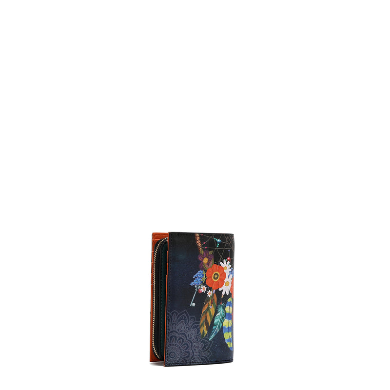 CARTERA PLEGABLE CON CREMALLERA CENTRAL (DREAM COMES TRUE)