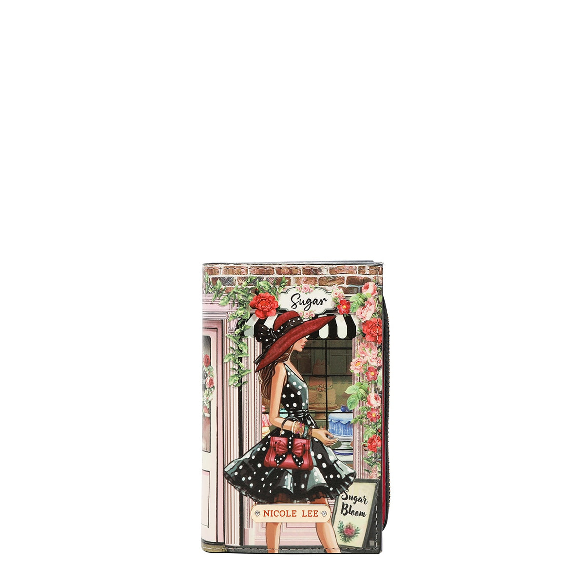 CARTERA PLEGABLE CON CREMALLERA CENTRAL (SUGAR DAY)