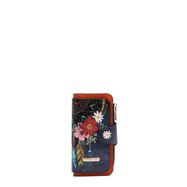 CARTERA PLEGABLE EN CAPAS (DREAM COMES TRUE)