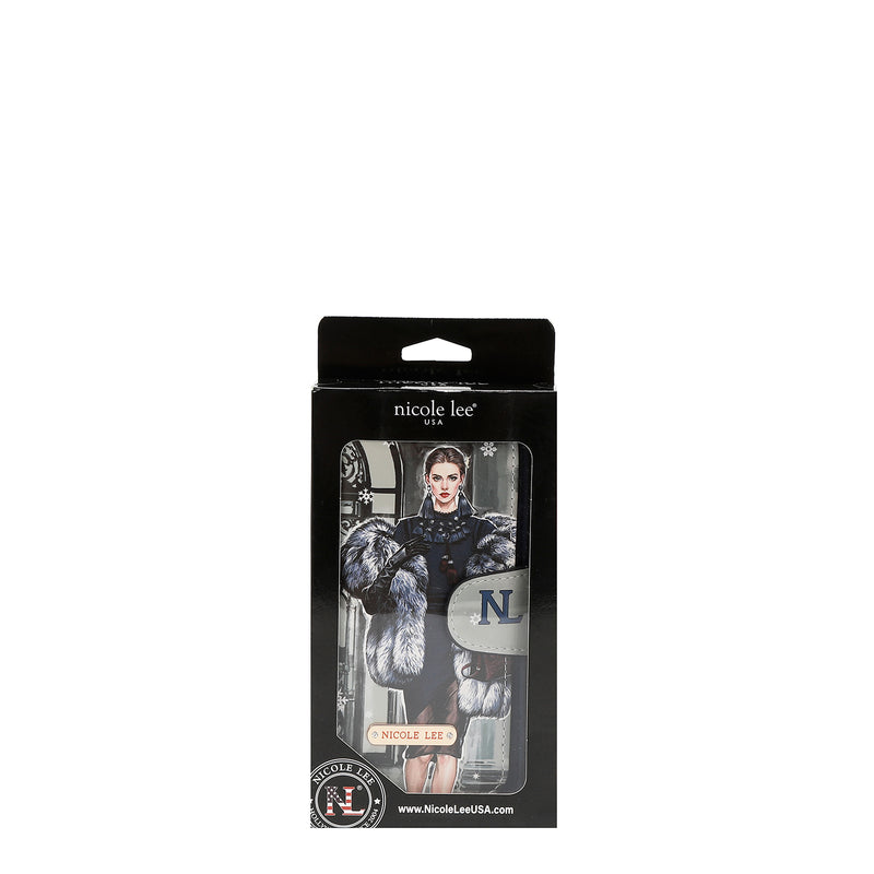 CARTERA PLEGABLE EN CAPAS (MODA SNOWFLAKE)