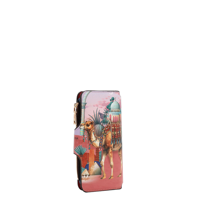 CARTERA PLEGABLE EN CAPAS (QUEEN CLEOPATRA)