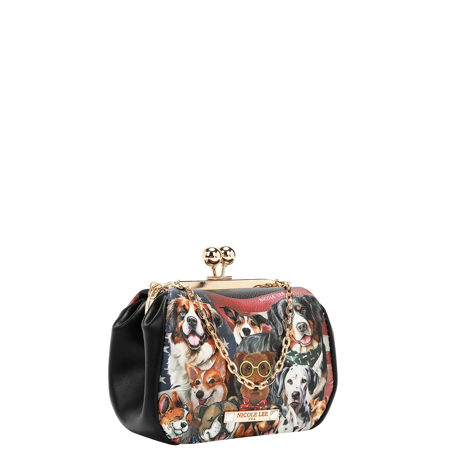 MINI BOLSO CRUZADO CON CIERRE KISS LOCK (BEST SMILE)