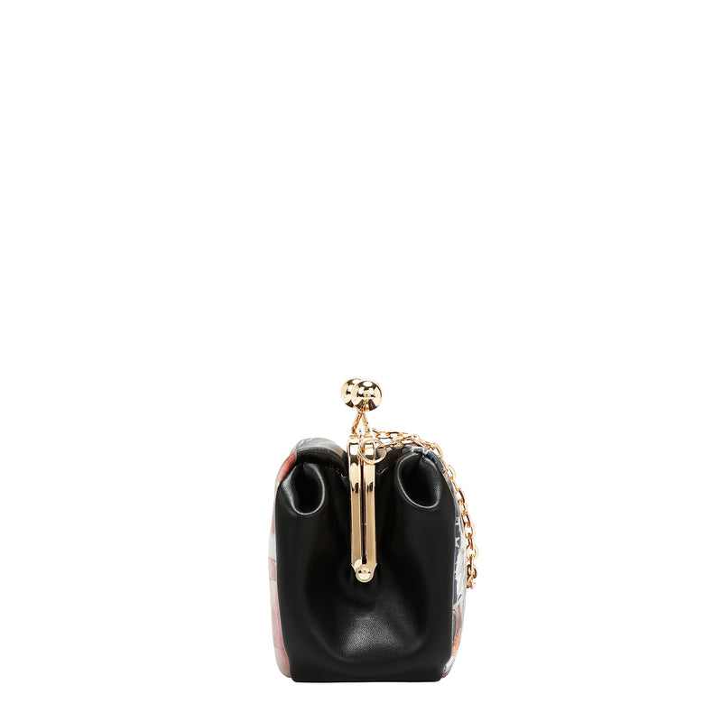 MINI BOLSO CRUZADO CON CIERRE KISS LOCK (BEST SMILE)