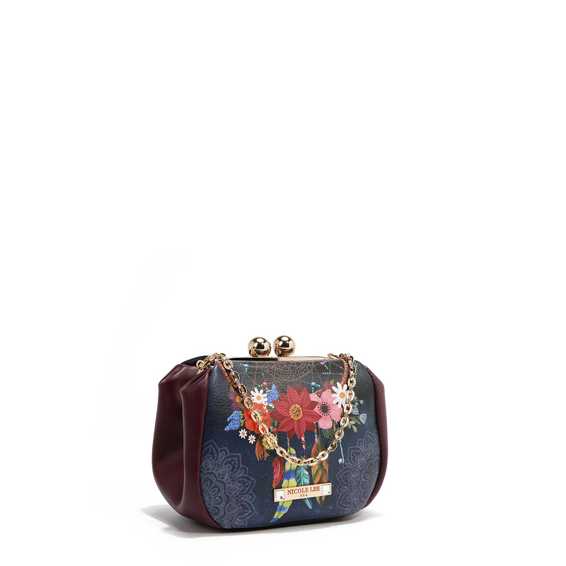 MINI BOLSO CRUZADO CON CIERRE KISS LOCK (DREAM COMES TRUE)