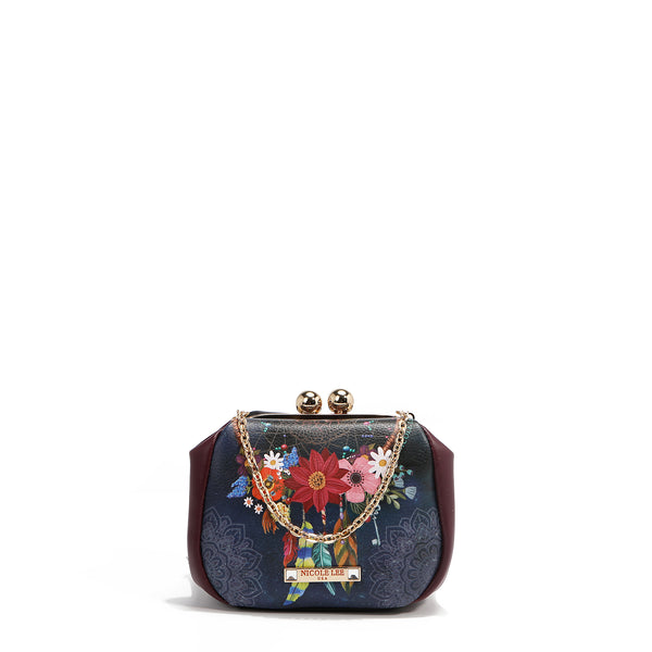 MINI BOLSO CRUZADO CON CIERRE KISS LOCK (DREAM COMES TRUE)
