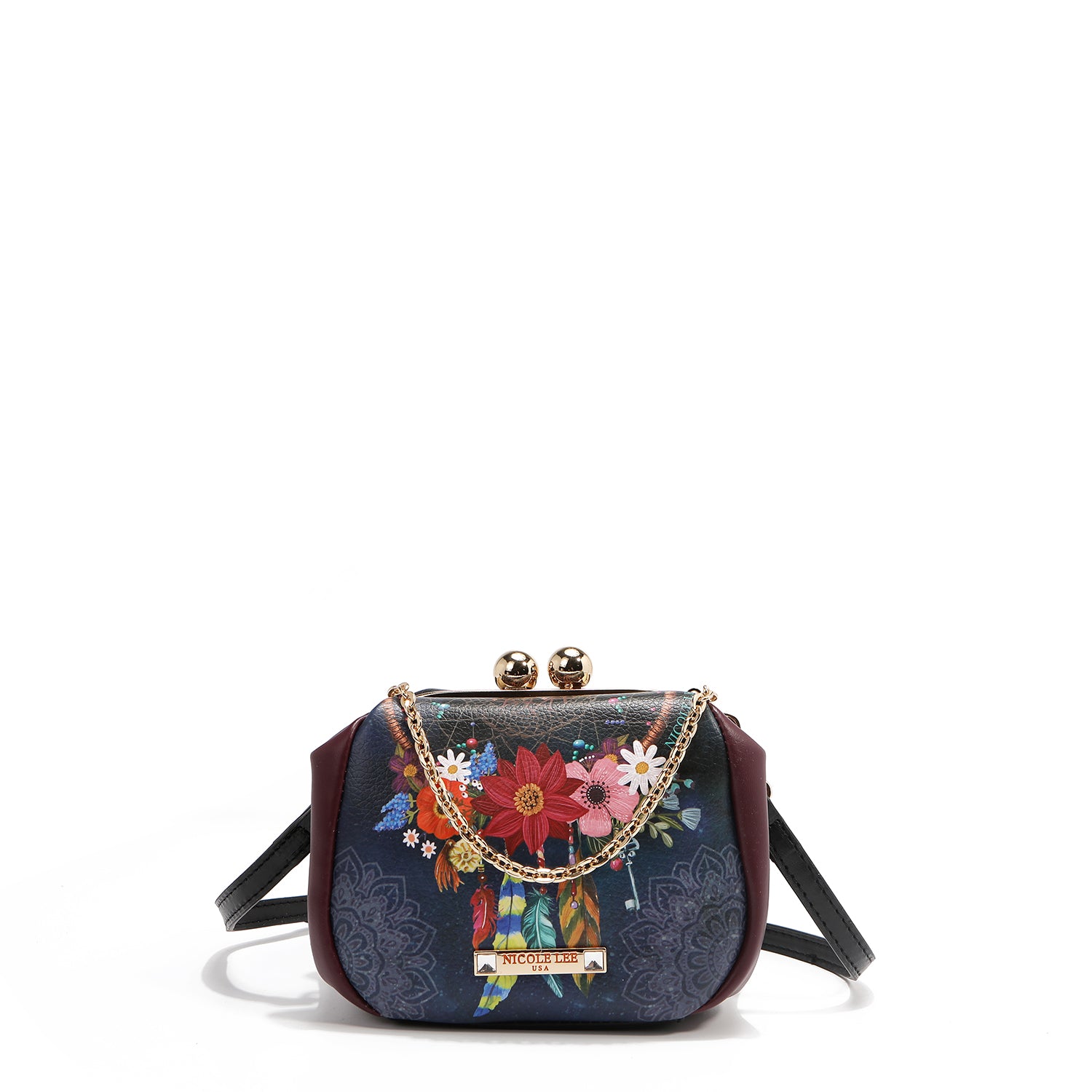 MINI CROSSBODY BAG WITH KISS LOCK CLOSURE (<tc>DREAM COMES TRUE</tc>)