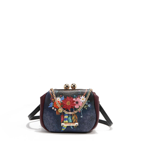 MINI BOLSO CRUZADO CON CIERRE KISS LOCK (DREAM COMES TRUE)