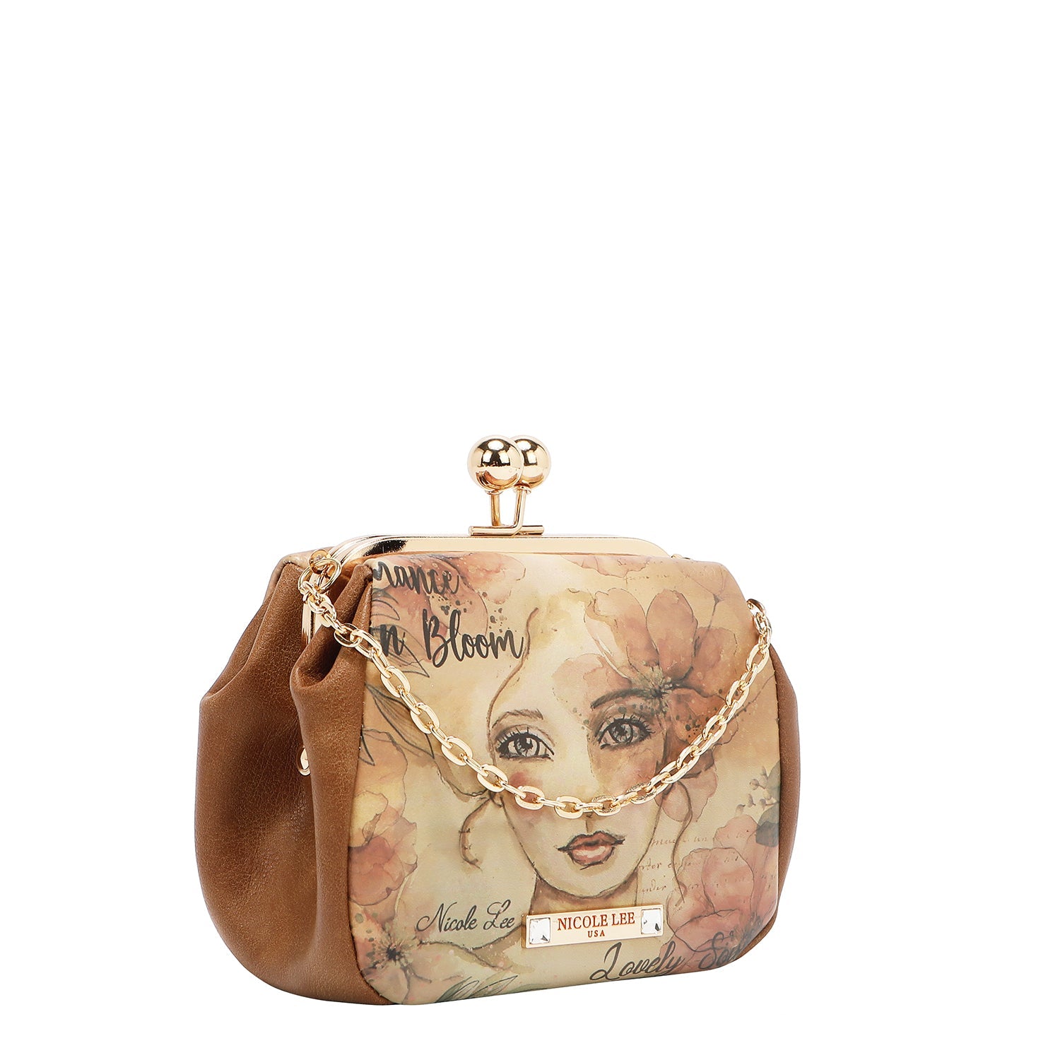 MINI SAC BANDOULIÈRE AVEC FERMETURE KISS LOCK (REFLECTION OF LOVE)