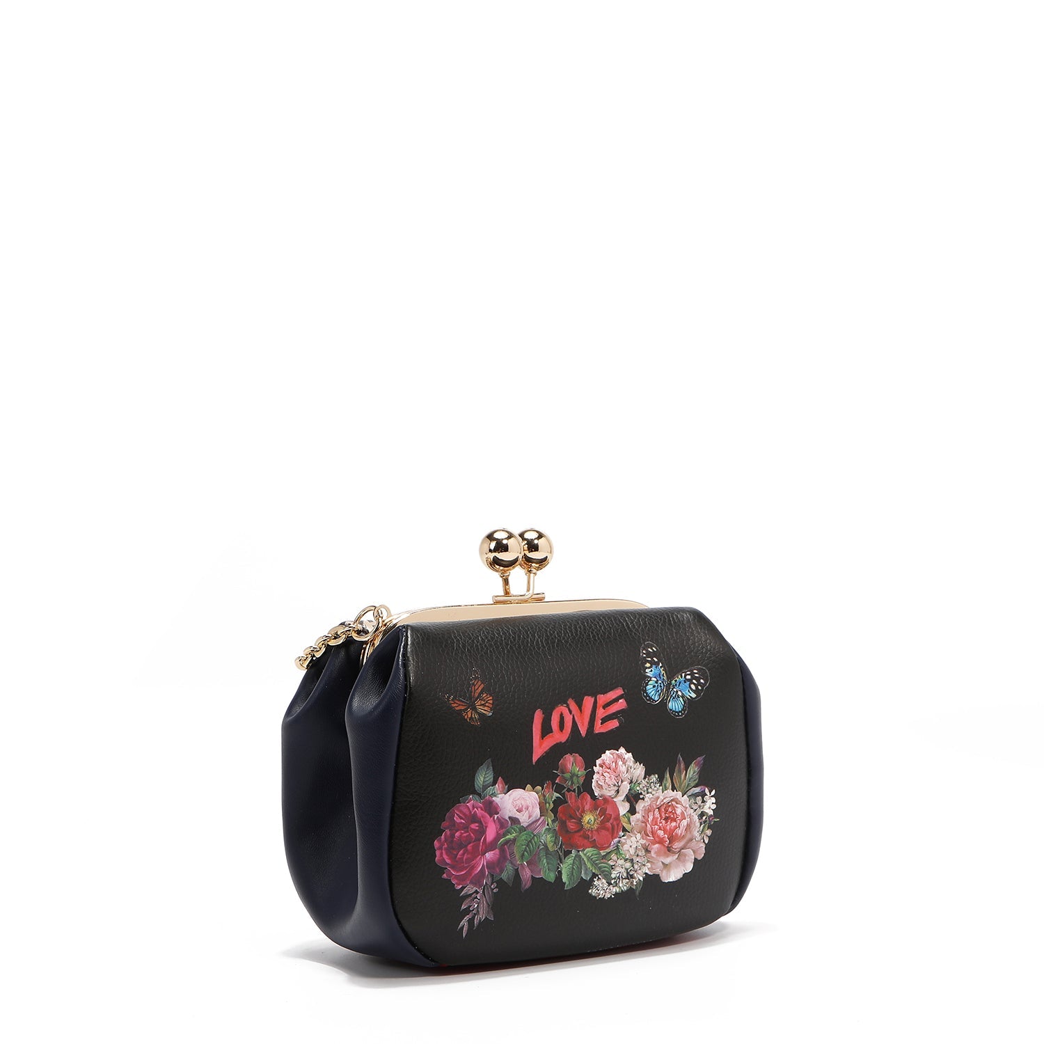 MINI SAC À BANDOULIÈRE AVEC FERMETURE KISS LOCK (SABINA IMAGINES)