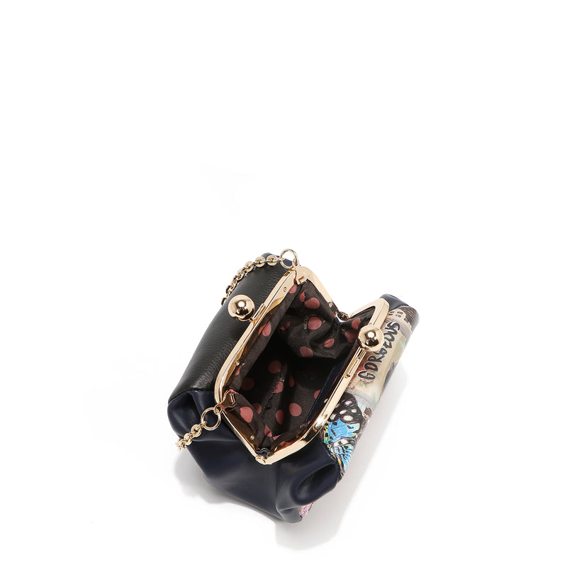 MINI BOLSO CRUZADO CON CIERRE KISS LOCK (DREAM COMES TRUE)