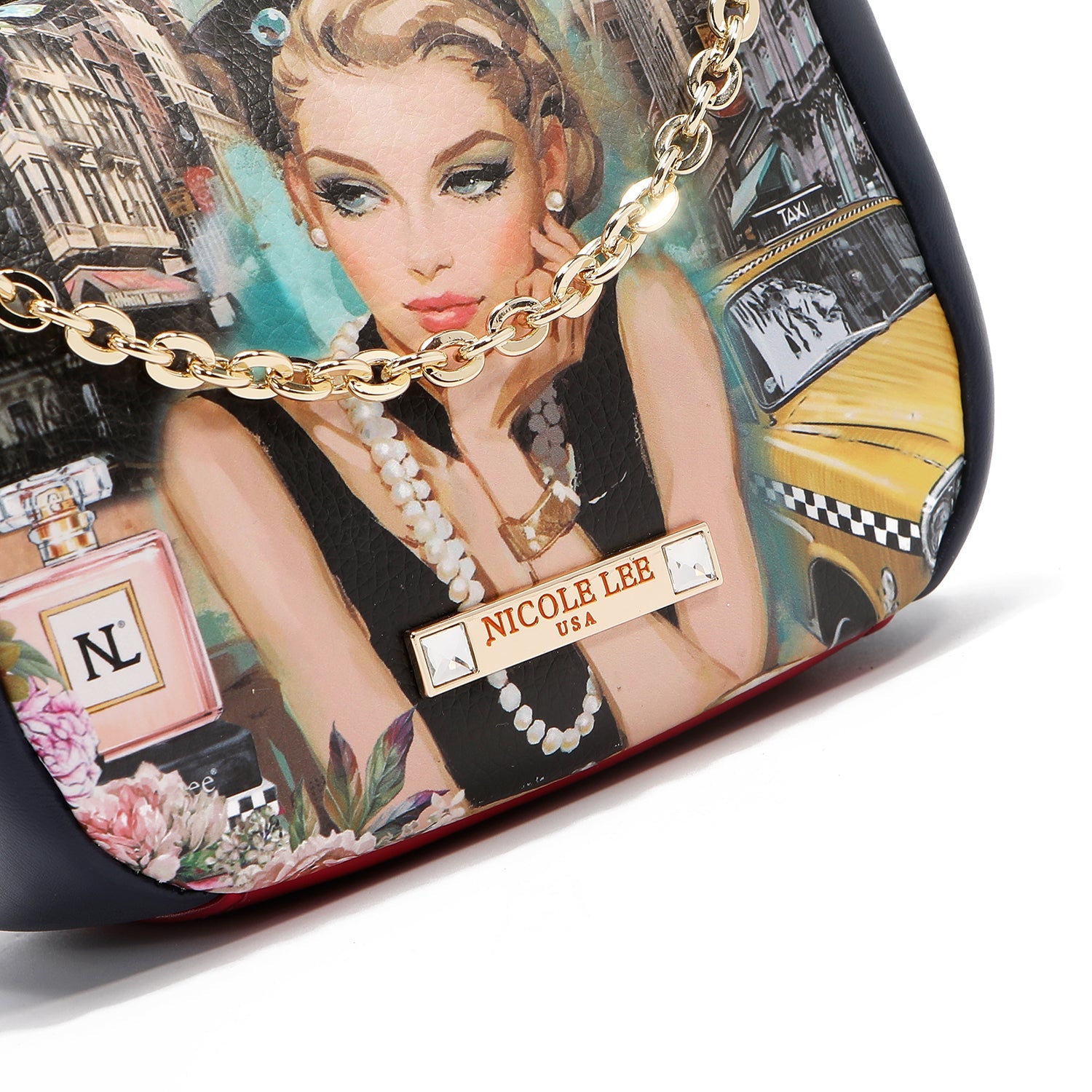 MINI SAC À BANDOULIÈRE AVEC FERMETURE KISS LOCK (SABINA IMAGINES)