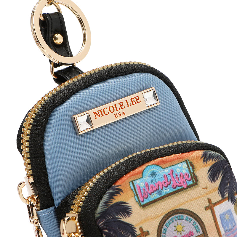 MINI MANDY BACKPACK KEYCHAIN ​​(<tc>SUN & SAND</tc>)