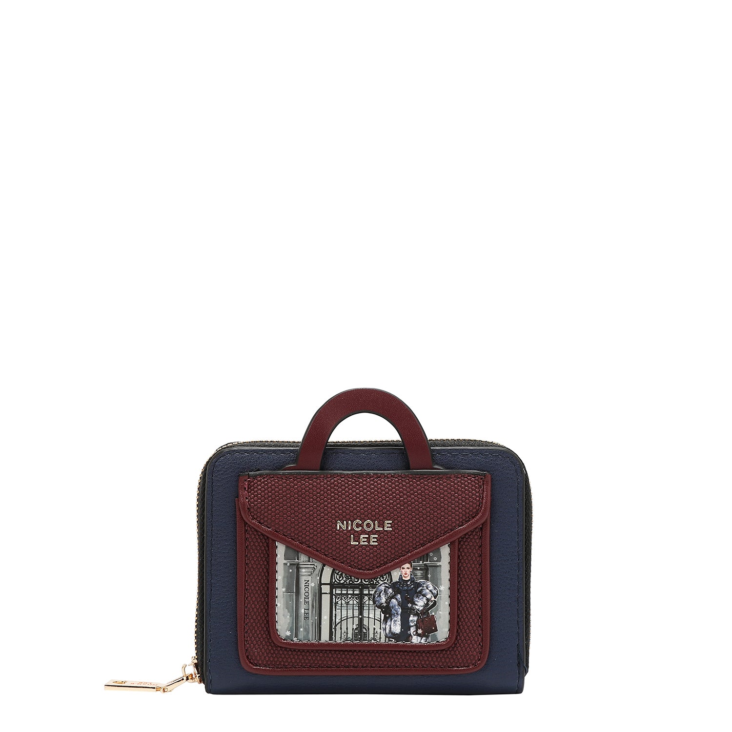 SMALL COMPACT ZIPPERED WALLET (<tc>MODA SNOWFLAKE</tc>)