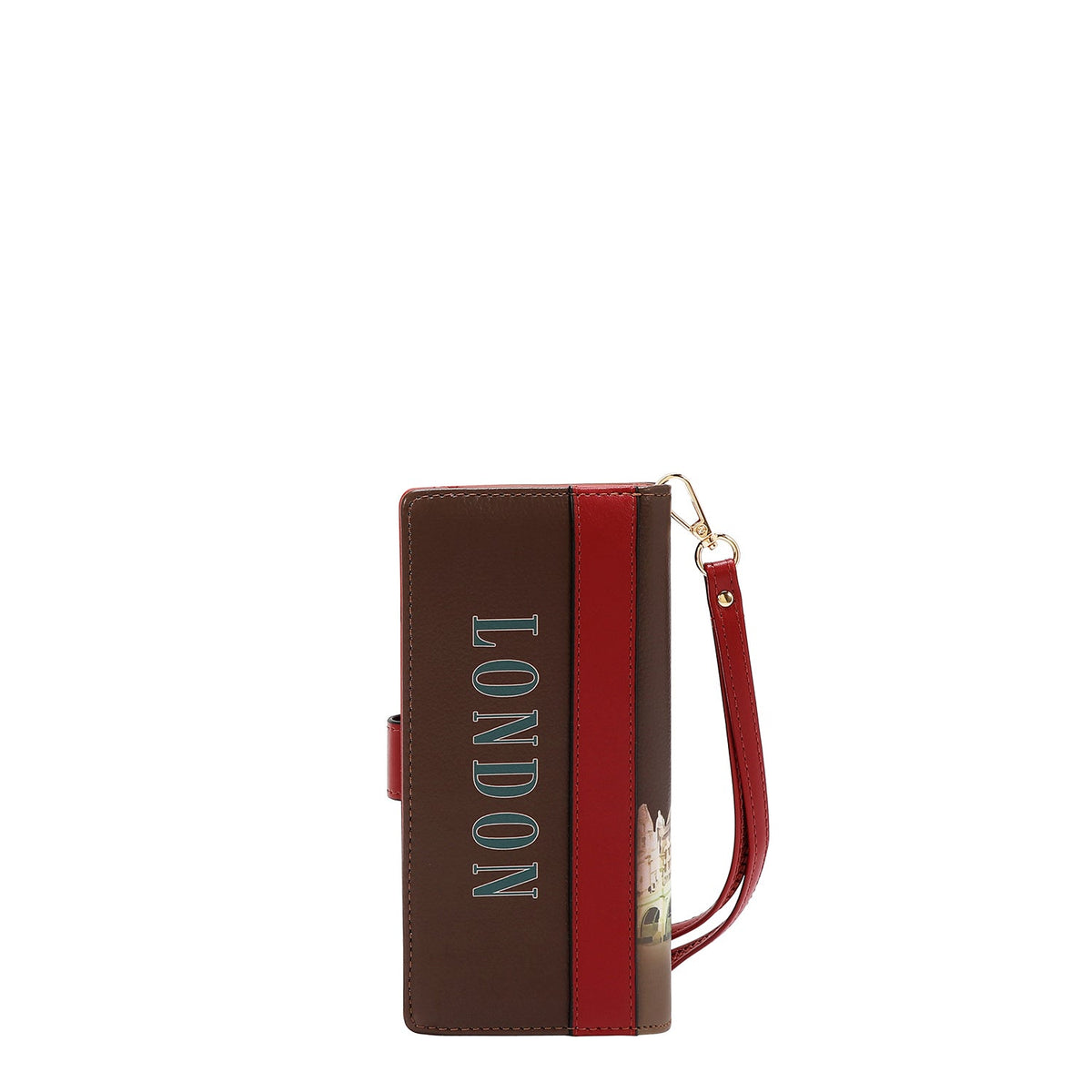 ORGANIZADOR DE CARTERA DE PULSERA (LONDON EYE-MARRON)