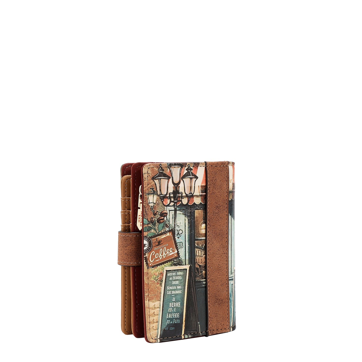 ORGANIZADOR DE BILLETERA COMPACTO CON PESTAÑA A PRESIÓN (VIRTUAL FRIEND)