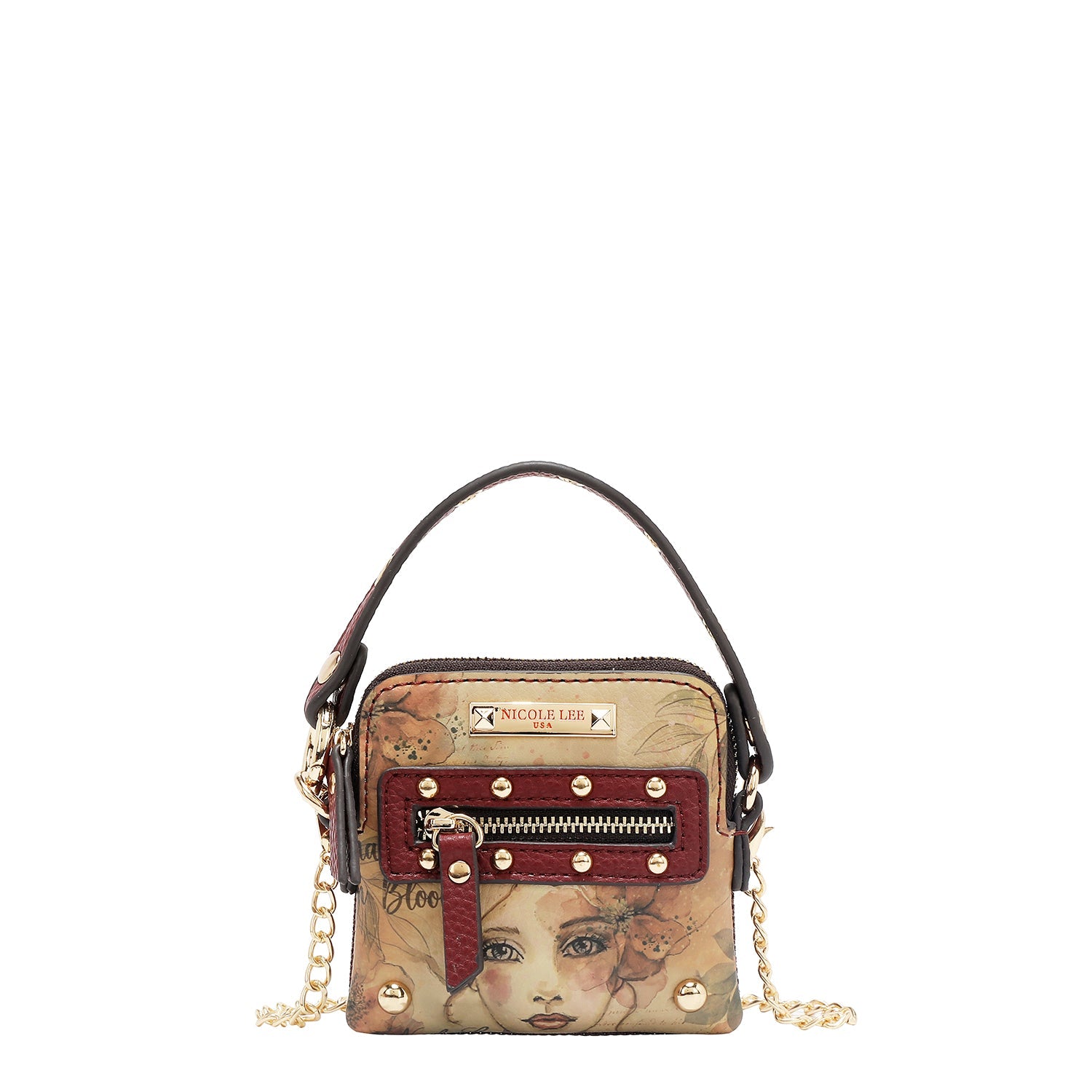 MINI BOLSO BANDOLERA CON ASA SUPERIOR (REFLECTION OF LOVE)