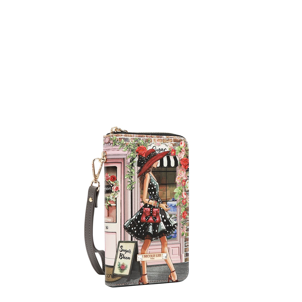 FUNDA DE PASAPORTE TIPO CARTERA (SUGAR DAY)