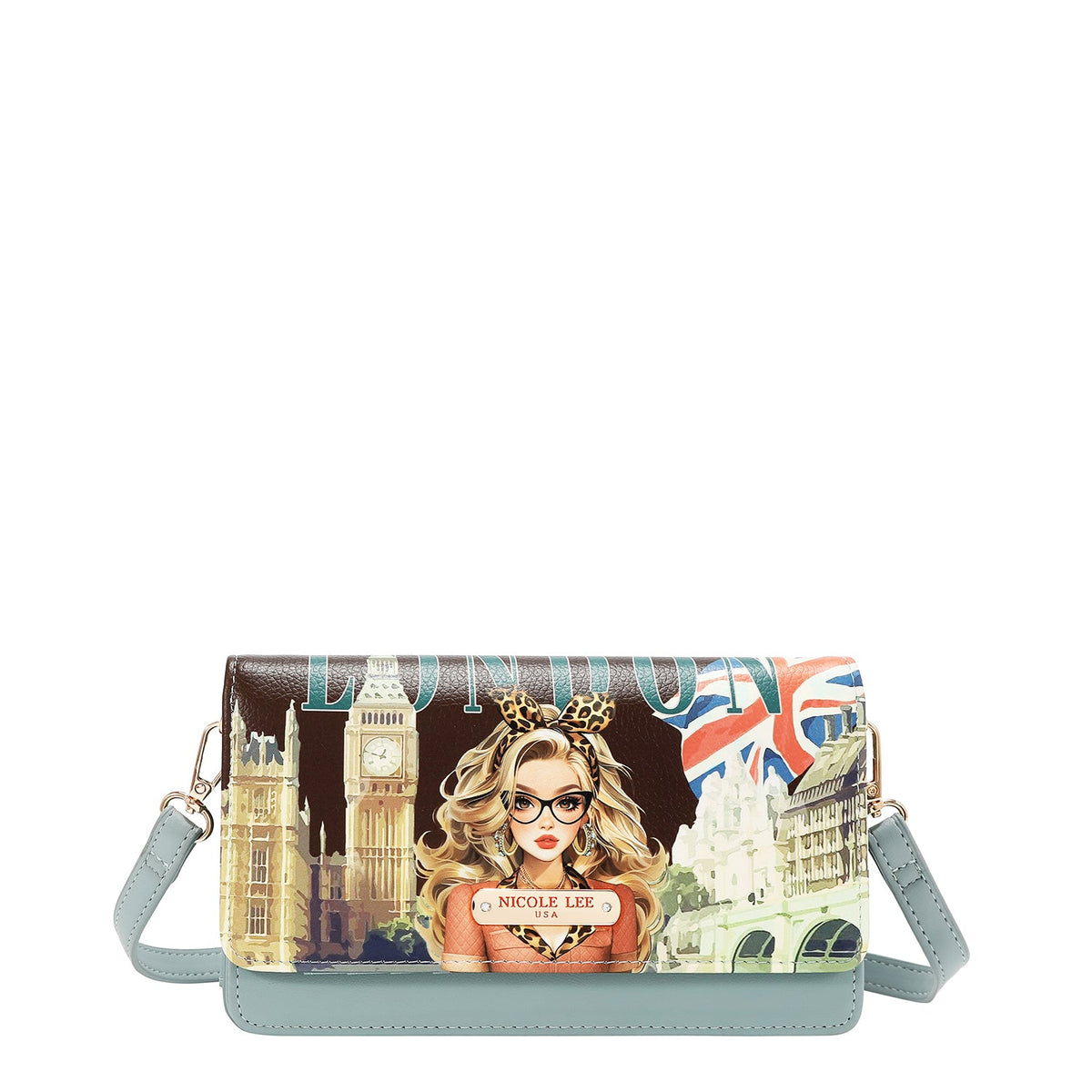 CARTERA/BANDOLERA PARA MOVIL (LONDON EYE BROWN)