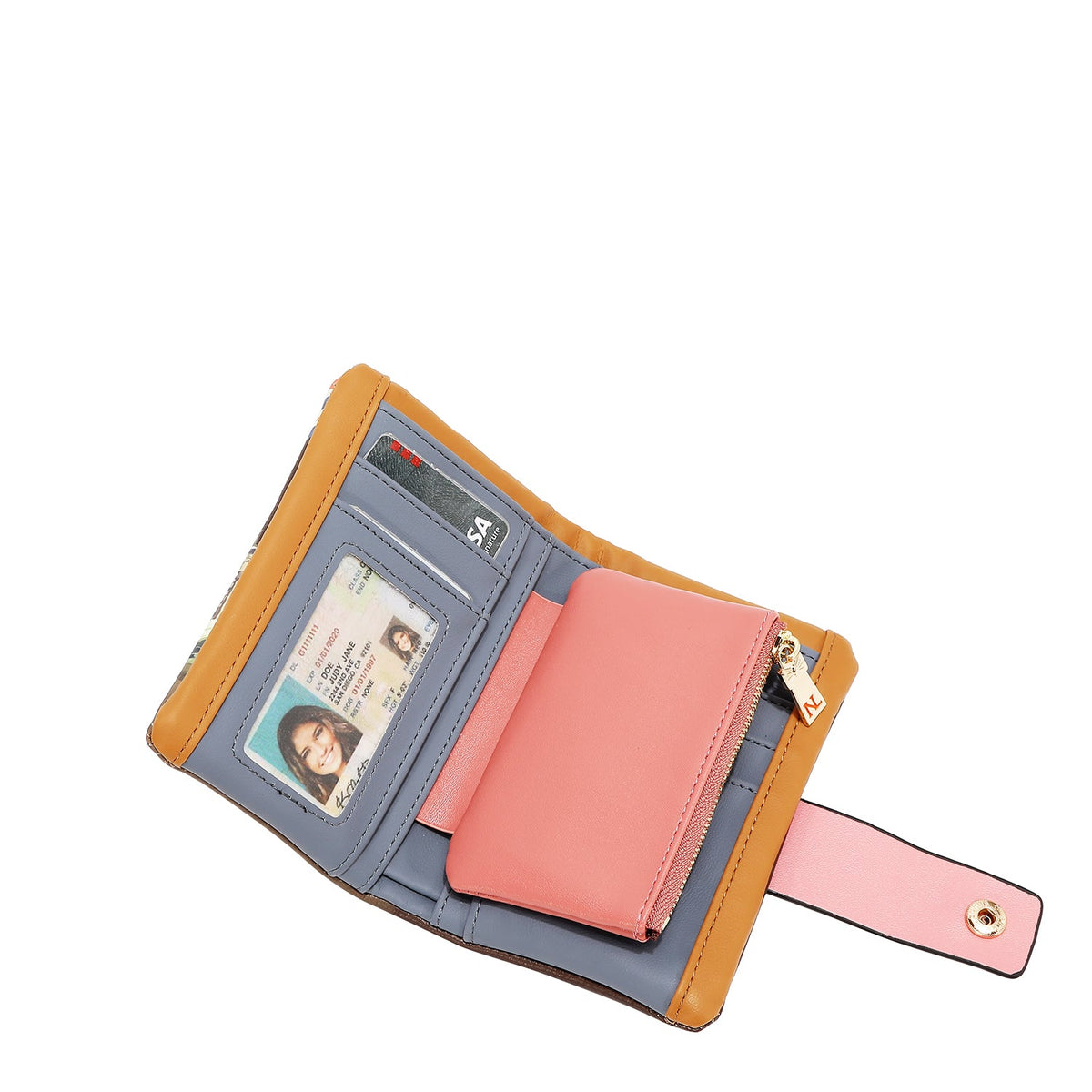 CARTERA CON CIERRE A PRESION (LONDON EYE-MARRON)