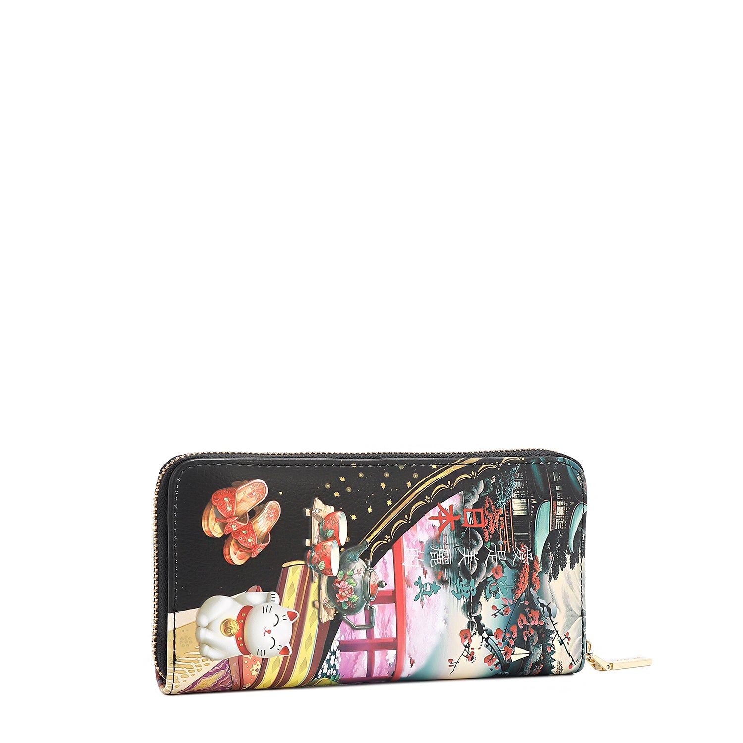 ENSEMBLE 3 PIÈCES (SAC À MAIN, SAC À BANDOULIÈRE, PORTEFEUILLE) (<tc>AKIKO LA BELLEZA</tc>)