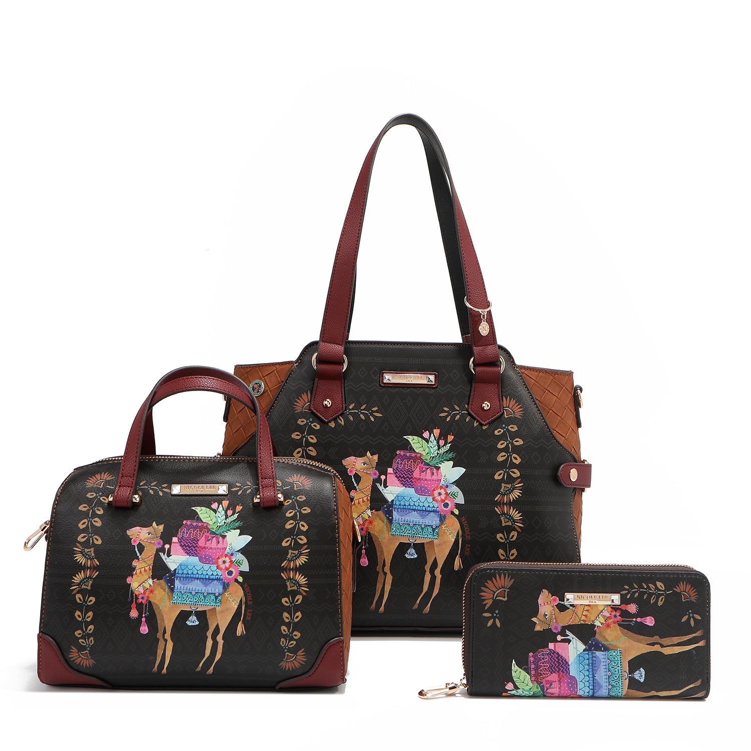 CONJUNTO (BOLSO, BANDOLERA, CARTERA) (SAHARA TREASURE)